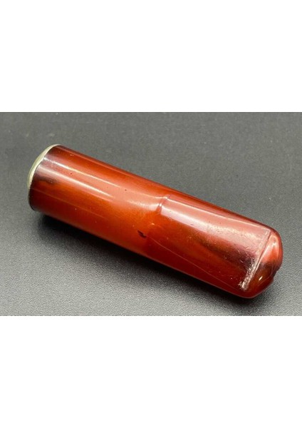 Eski Dönem Sıkma Kehribar Çıkış Kısım Gümüş Sigara Ağızlığı AOB2997 fiyatları