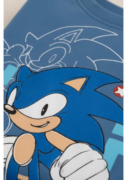 Karakter Baskılı Çocuk Mavi Eşofman Takımı (2 Iplikli Kumaş) indirimleri