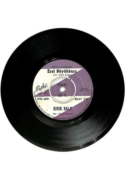 Erol Büyükburç - Gözlerime Iyice Bak Kırık Kalp (108) PLK15900