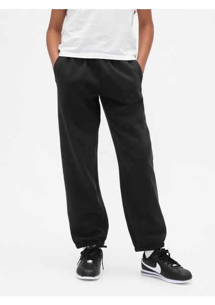 Kız Çocuk Siyah Vintagesoft Gap Logo Jogger Eşofman Altı