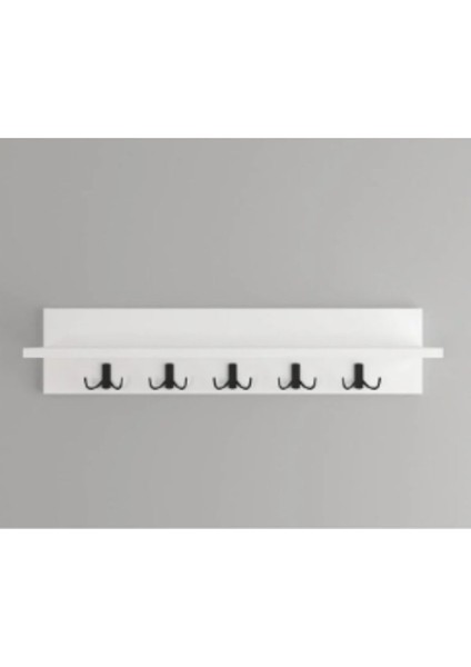 Portmanto Elbise Askılığı, Duvar Askılığı, Beyaz, 80 cm Beyaz fiyatları