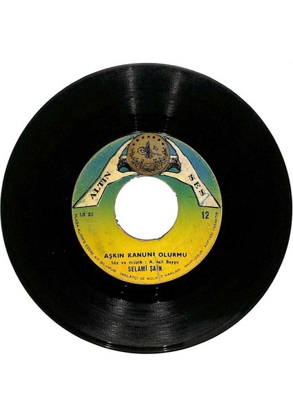 Selami Şahin - Aşkın Kanunu Olurmu Sabır Taşı Çatladı Plak (106.5) PLK20268