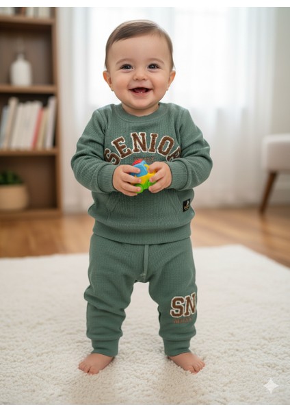 6-24 Aylık Kanguru Cep Senıor Takım Petrol