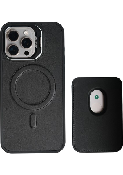 Primecase Iphone 16 Pro Max Siyah Manyetik Özellikli Standlı Deri Kılıf+Kartlık fırsatları