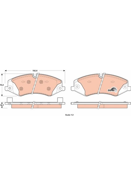 FREN BALATASI ON LAND ROVER DEFENDER L663 L319 L462 RANGE ROVER L322 L405 L320 L494 L560 LR021253