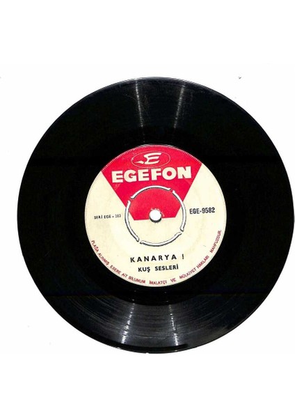 Kuş Sesleri - Kanarya 1 Kanarya 2 Plak (107) PLK21827