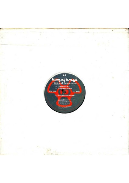 King Of Brazil – Forms Of Expression Uk House Lp (109) PLK17677