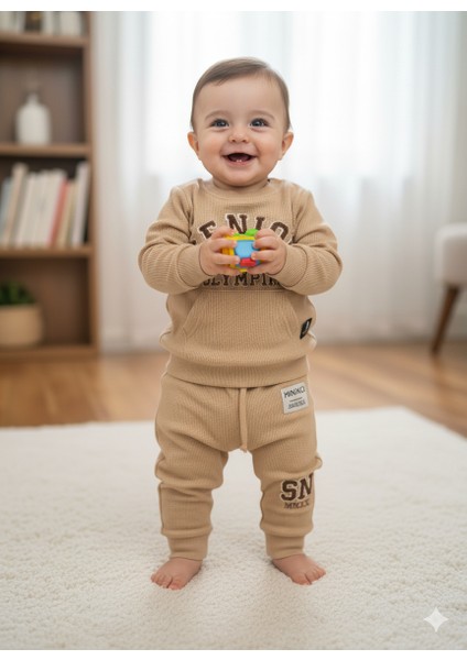 6-24 Aylık Kanguru Cep Senıor Takım Sütlü Kahve