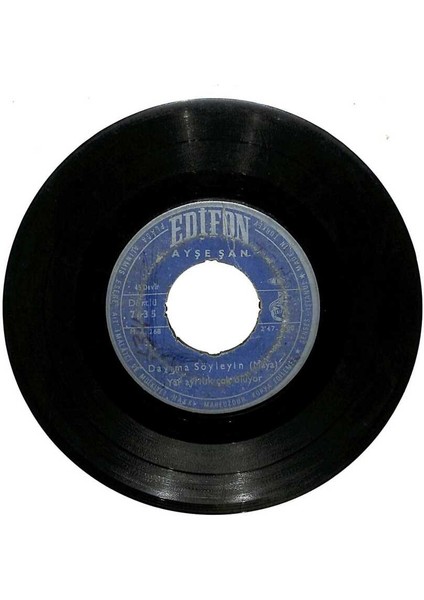 Ayşe Şan - Yayladan Gel Gülüm Ne Oldu Gönüle Ne Oldu Dayıma Söyleyin Yar Ayrılık Çok Oluyor Mini Lp Plak (106.5) PLK20897 fiyatları
