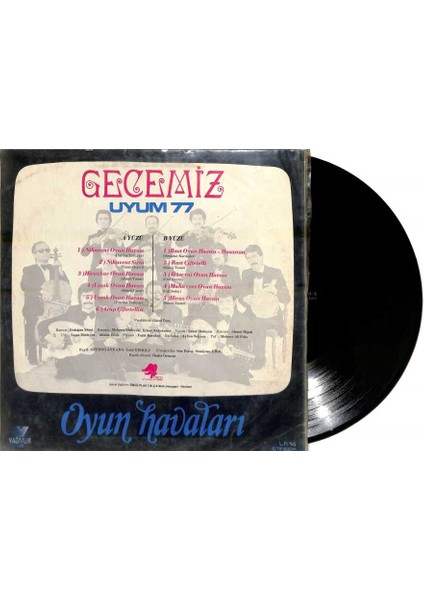 Uyum 77 - Gecemiz - Oyun Havaları (Dönem Baskı) Lp Plak (108.5) PLK22089 fiyatları
