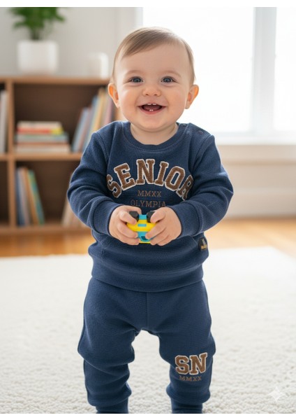 6-24 Aylık Kanguru Cep Senıor Takım Lacivert