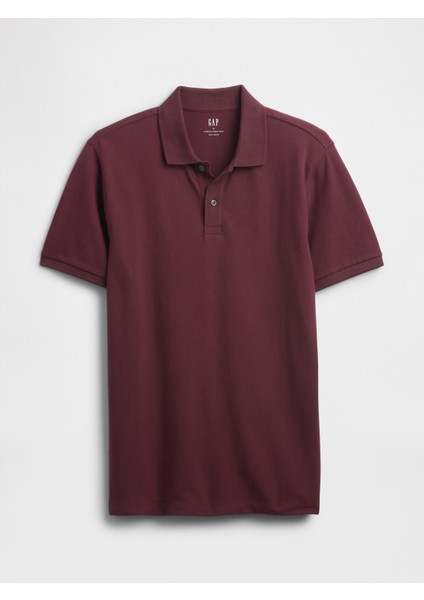Erkek Bordo Pique Polo Yaka T-Shirt fiyatları