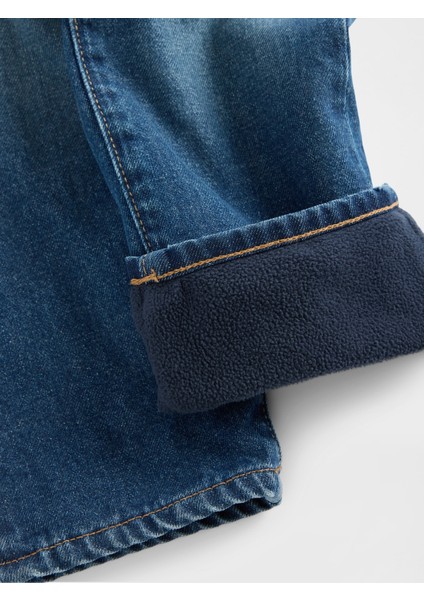 Erkek Bebek Mavi Gap Orijinal Jean Içlikli Cosy Pantolon fiyatları
