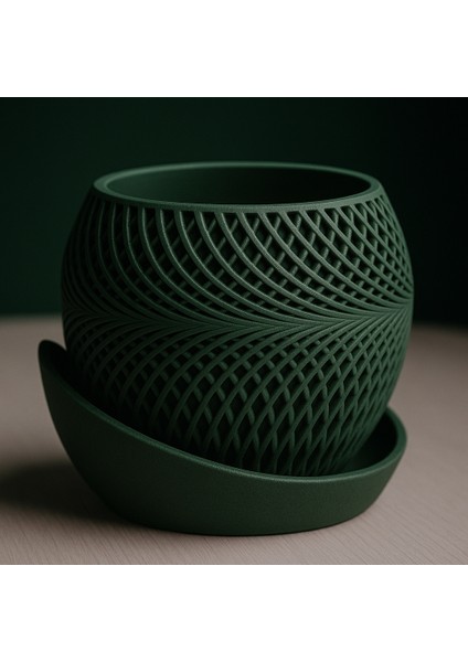 Spiral Desenli Dekoratif Saksı fırsatları