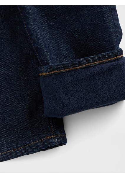 Erkek Bebek Lacivert Original Straight Cozy-Lined Jean Pantolon fiyatları
