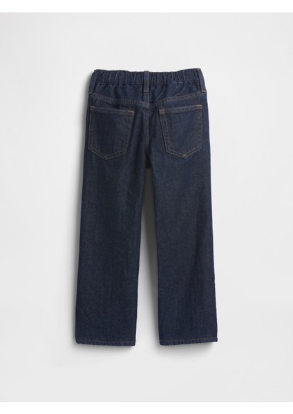 Erkek Bebek Lacivert Original Straight Cozy-Lined Jean Pantolon modelleri