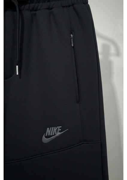 Fermuarlı Cepli Siyah Çocuk Eşofman Altı modelleri