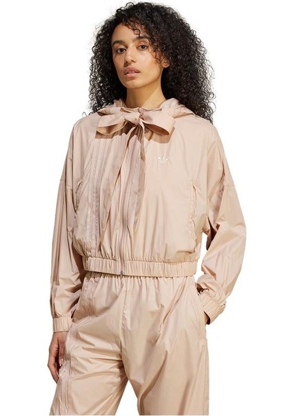 Kadın Bej Ceket RUCHED BOMBER JJ0906