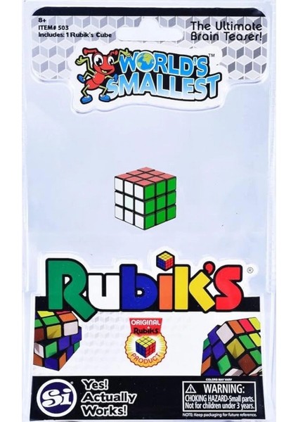 World's Smallest Rubik Zeka Küpü
