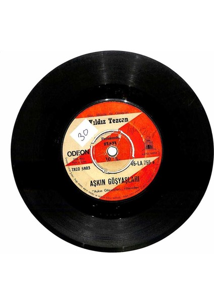 Yıldız Tezcan - Aşkın Gözyaşları Söylenir Bana Plak (106.5) PLK21356