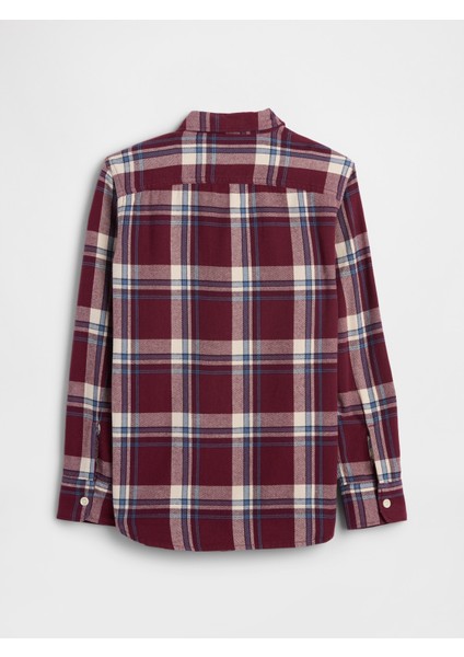 Erkek Çocuk Kırmızı Flannel Gömlek modelleri