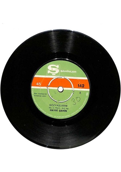 Hayri Şahin - Gözyaşlarım Sevdim De Sevilmedim Plak (107) PLK21014