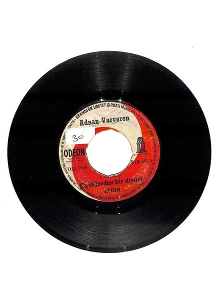 Adnan Varveren - Çiçeklerden Bir Demet Ettim Gönül Verdim Çapkına Plak (106.5) PLK21264