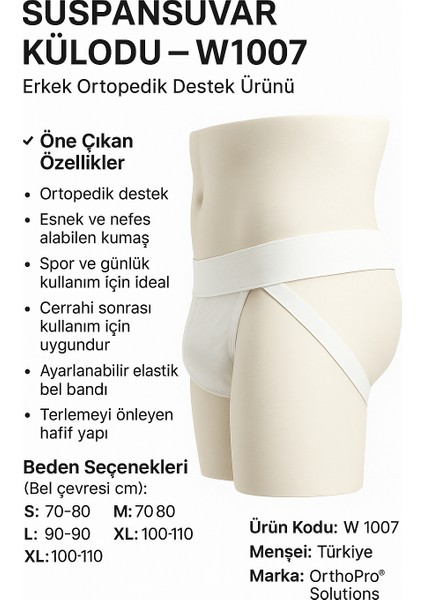 Erkek Süspansuar Külotu Konforlu Testis Destekleyici Iç Giyim | Ortopedik Çözüm indirimleri