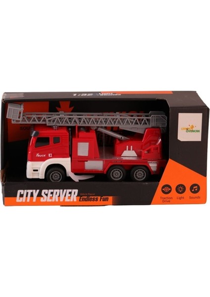 D-001 Pilli Işıklı Itfaiye Aracı