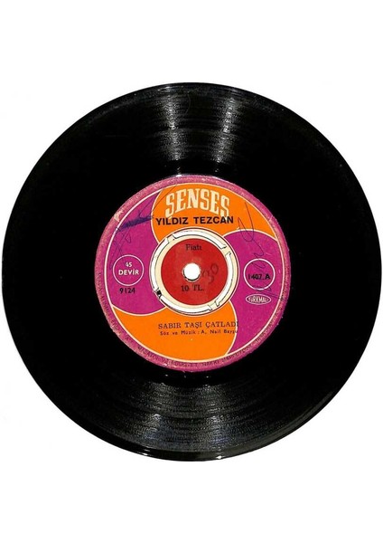 Yıldız Tezcan - Sabır Taşı Çatladı Bana Öyle Bakma Düşman Değilim Plak (107) PLK21714