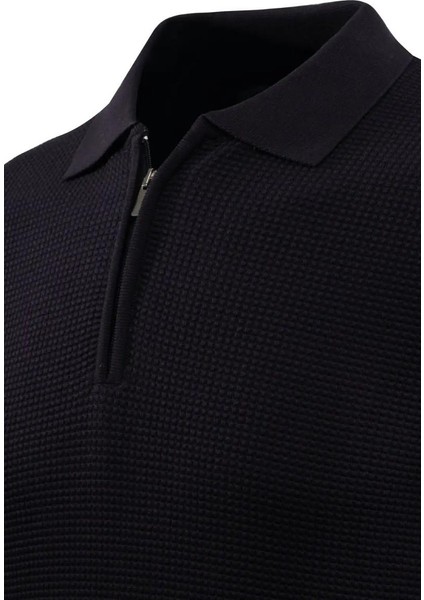 Erkek Fermuarlı Polo Yaka Triko Kazak 5240F BGL-ST04852 fırsatları