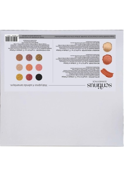 Summer Pack Makyaj Seti (Ruj, Allık, Highlighter, Far Paleti) fiyatları