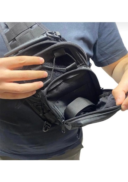 Taktik Omuz Çantası Kamp Açık Sling Çanta Avcılık Balıkçılık Çanta Sağ Sol Ayarlanabilir Yürüyüş Trekking Sırt Çantası modelleri