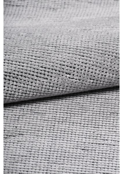 Azra Gri Yolluk Halı | Yıkanabilir, Kaymaz Taban, Modern Koridor Antre Kilimi