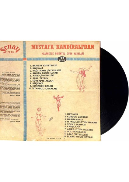 Mustafa Kandıralı - Klarnetle Oyun Havaları Lp Plak (108) PLK21856 fiyatları