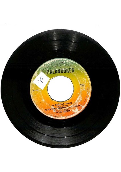 Yaşar Erdem - Benimde Canım Var Sevemez Kimse Seni Bağdat Yolu Ellerim Boşmu Kalacaktı Mini Lp Plak (106) PLK21772 fiyatları