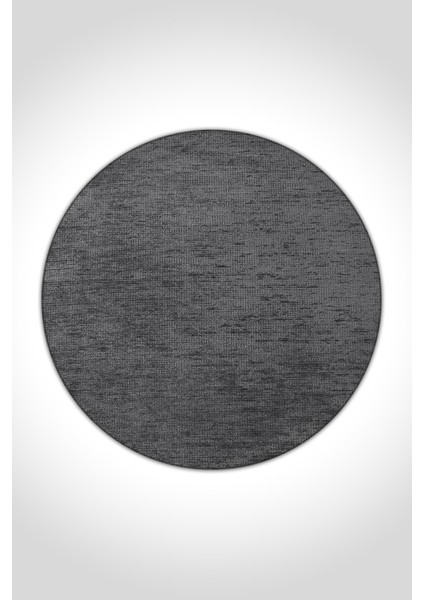 Azra Antrasit Yuvarlak Mutfak Halısı | Yıkanabilir, Kaymaz Taban, Yumuşak Dokulu Antre Kilimi fırsatları