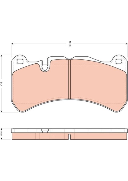 FREN BALATASI ON MERCEDES C209 A209 R171 A0054203920
