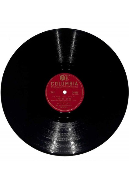 Xavier Cugat And His Waldorf Astoria Orchestra - Conga With Cugat Spring Song Farandole Taş Plak (107.5) PLK22820 fiyatları
