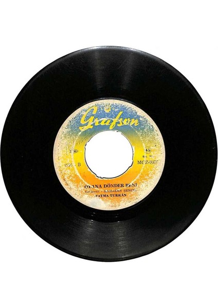 Fatma Türkan - Yumurtanın Kulpu Yok O Yana Dönder Beni Plak (106) PLK20303 fiyatları