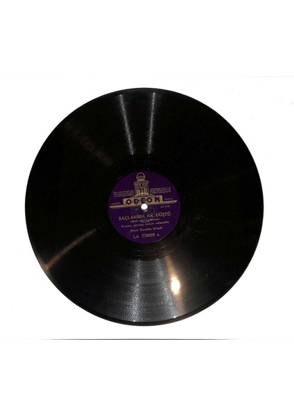 Münir Nurettin Selçuk - Saçlarıma Ak Düştü Akşam Yine Gölgen Taş Plak (108) PLK23393 fiyatları