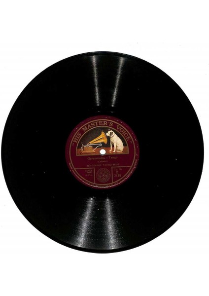 Roger J. Sinclair - Tus Ojos Rio Grande Tango Band Garconniera Taş Plak (107) PLK23125