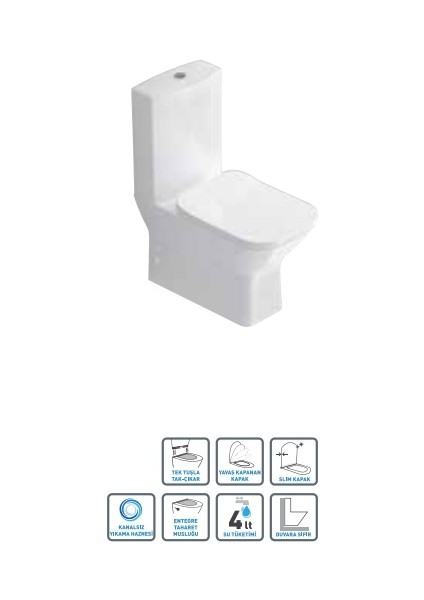 Idevit Nova Duvara Sıfır Klozet modelleri