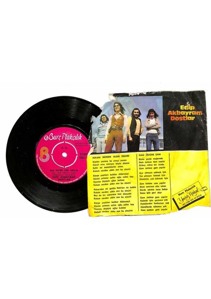 Edip Akbayram Dostlar - Kolum Nerden Aldın Zinciri Gam Üstüne Gam Plak (108) PLK22674 fiyatları