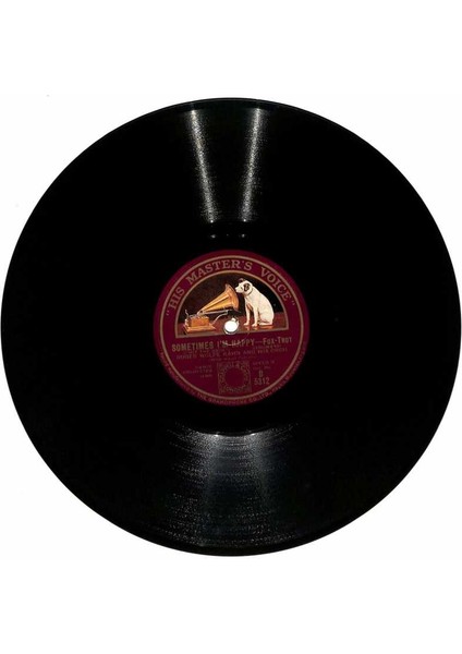 Nat Shilkret And His Orchestra - Sometimes Im Happy Hallelujah Taş Plak (107.5) PLK22793