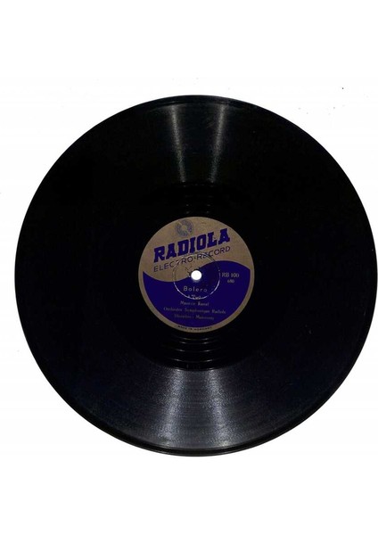 Maurice Ravel Orchestre Symphonique Radiola - Part 1 Part 2 Taş Plak (106.5) PLK23006