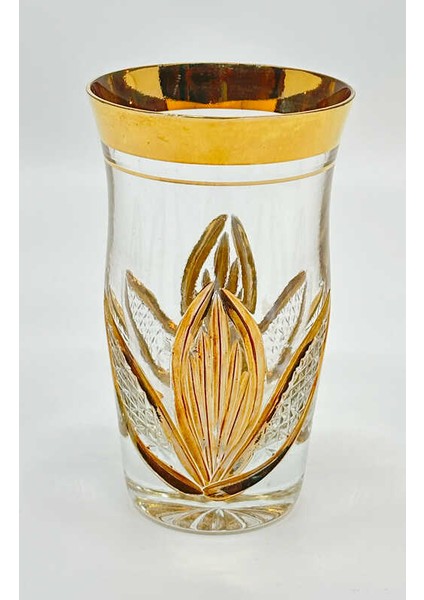 Eski Dönem Altın Yaldızlı Su Bardağı AOB3871