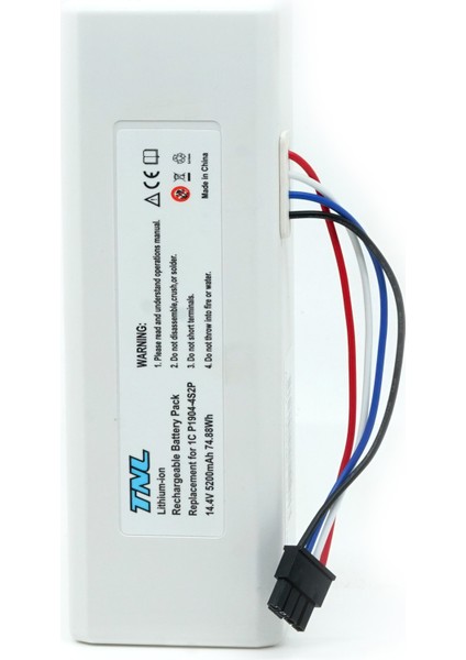 Xiaomi Mi Vacuum Mop 1c Robot Süpürge Için 14.4V 5200MAH Muadil Batarya