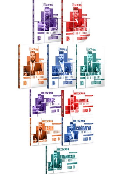 2026 Kpss Türkçe Matematik Tarih Coğrafya Vatandaşlık Soru Bankası Ders Notu