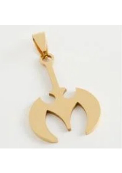 Lvsqvr Balta Çelik Kolye Ucu 3,5 Cm-Sarı fiyatları